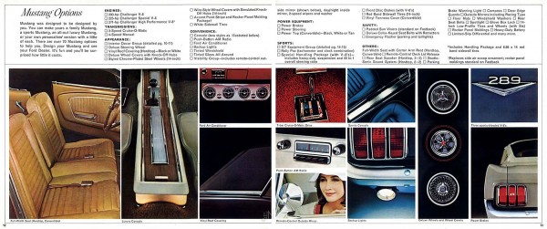 1965 Mustang options