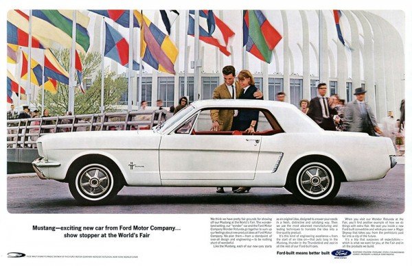 1965 Mustang advertisement